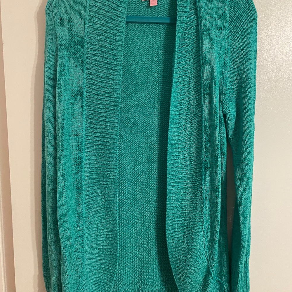 Teal long sleeve Lilly Pulitzer cardigan